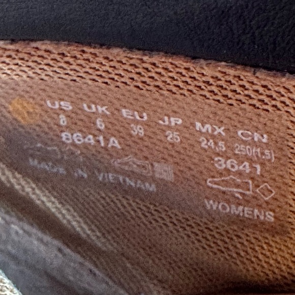 Timberland “Glastonbury” Leather High Top Sneakers Boots Woman’s Size 8.0 - Picture 12 of 13